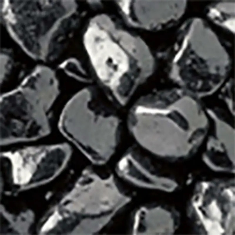 Areia Colorida Preto Brilhante 8-14mm / 1 Kg Diversas