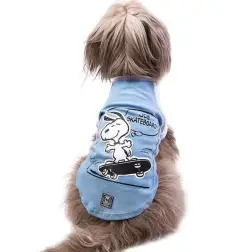 T-shirt Skateboard Blue Snoopy - XS - Pescoço: 30/Peito: 36cm/ Dorso: 26cm #2 - 1040240714
