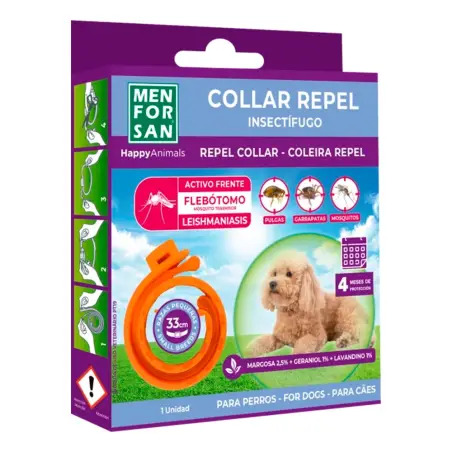 Mfs - Coleira Repelente De Parasitas Pequena P/ Cae Diversas - 1050070055