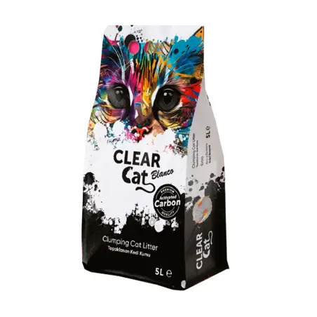 Clear Cat Blanco Litter Carvao Ativado 5 Lt Clear Cat - 1050020082