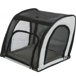 Assento P/ Automovel P/caes 44x37x40 Cm cinza/preto Trixie - 1040220540