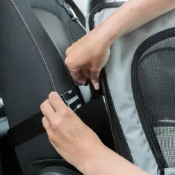Assento P/ Automovel P/caes 44x37x40 Cm cinza/preto Trixie #1 - 1040220540