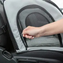 Assento P/ Automovel P/caes 44x37x40 Cm cinza/preto Trixie #3 - 1040220540
