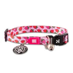 Coleira com ID Tag "Strawberry Dream" para Gato Max&Molly - 1040080446