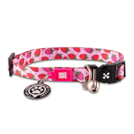 Coleira com ID Tag "Strawberry Dream" para Gato Max&Molly - 1040080446