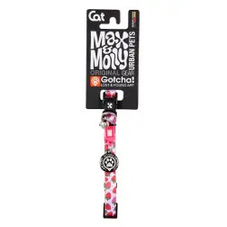 Coleira com ID Tag "Strawberry Dream" para Gato Max&Molly - 1040080446