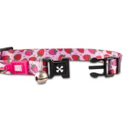 Coleira com ID Tag "Strawberry Dream" para Gato Max&Molly #2 - 1040080446