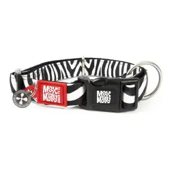 Coleira com ID Tag "Zebra" Trixie - S- 28-45cm/15mm - 1040080773
