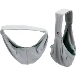 Junior -transport. Tiracolo "sling" 22x20x60cm cinza Trixie #6 - 1580090082