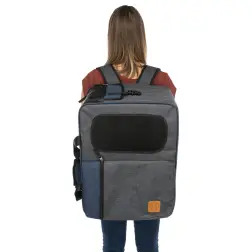 Mochila Transportadora "tara 2 Em 1" 25x38x50cm cinz Trixie #5 - 1580090156