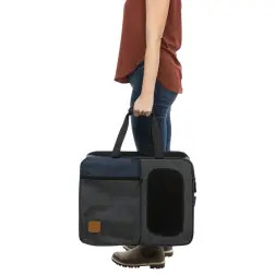Mochila Transportadora "tara 2 Em 1" 25x38x50cm cinz Trixie #10 - 1580090156