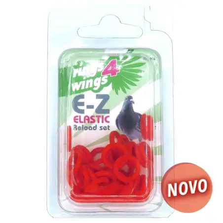 Anilhas Elasticas P/ Pombos 8 Mm verm. 50 Un EX - 1040110022