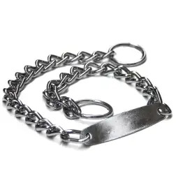 Coleira Estranguladora com Placa para Cão 55cm / 3mm OrniEx - 0511861076