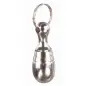 Identificador Metalico cromado/prateado P/ Caes Trixie