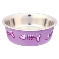 Gamela Inox/plastico P/ Gatos 0,25 Lt/ø 12 Cm . Trixie #1 - 1040090418