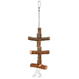Brinquedo Em Madeira Natural P/ Periquitos - 40 Cm Trixie - 1040060279