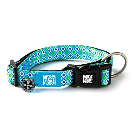 Coleira com ID Tag "Retro Blue" - XS - 1040080741