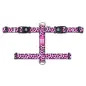 Peitoral "Leopard Pink" Peitoral "Leopard Pink"