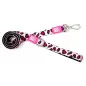 Trela "Leopard Pink"
