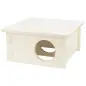 Abrigo Em Madeira C/ 2 Divisorias 20x10x20 Cm Trixie