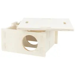 Abrigo Em Madeira C/ 2 Divisorias 20x10x20 Cm Trixie #4 - 1040160120