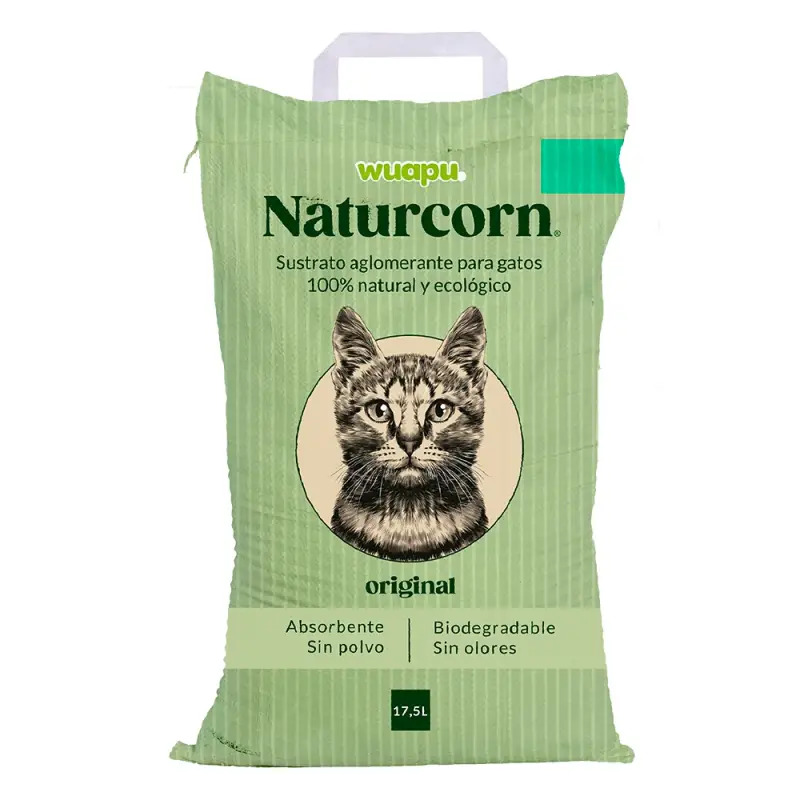 Wuapu Naturcorn - Litter Aglomerante De Milho 6lt Diversas Wuapu Naturcorn - Litter Aglomerante De Milho 6lt Diversas