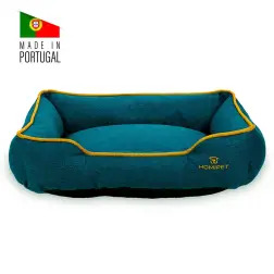 Cama "bucareste" 50x40x15 Cm azul Petroleo Homipet - 1040070365