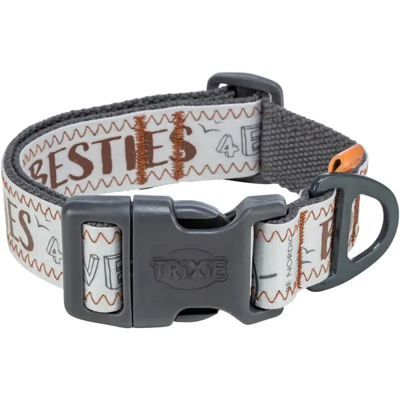 Coleira "be Nordic" Extra Larga 25-36cm/25mm cinza Trixie