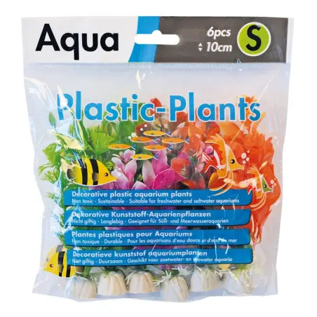 Sortido Plantas Artificiais P/ Aquario "color" 10c Superfish - 1040350194