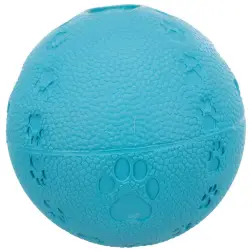 Bola em Borracha com Patinhas e Som - 6cm - 1040060851