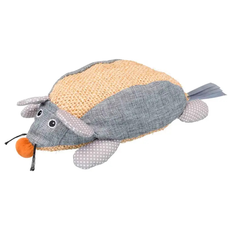 Rato Em Sisal/tecido 30 Cm natural/cinza Trixie