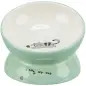 Gamela Elevada Em Ceramica P/gatos 0,15lt/ø 13 Cm sa Trixie