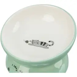 Gamela Elevada Em Ceramica P/gatos 0,15lt/ø 13 Cm sa Trixie - 1040090808