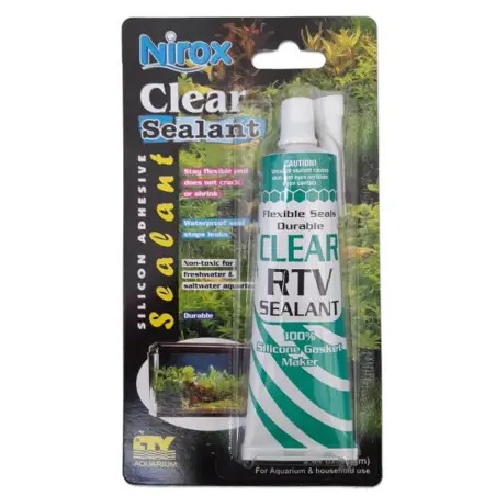 Cola silicone Transparente P/ Aquario - 75 Gr Diversas - 1040270009