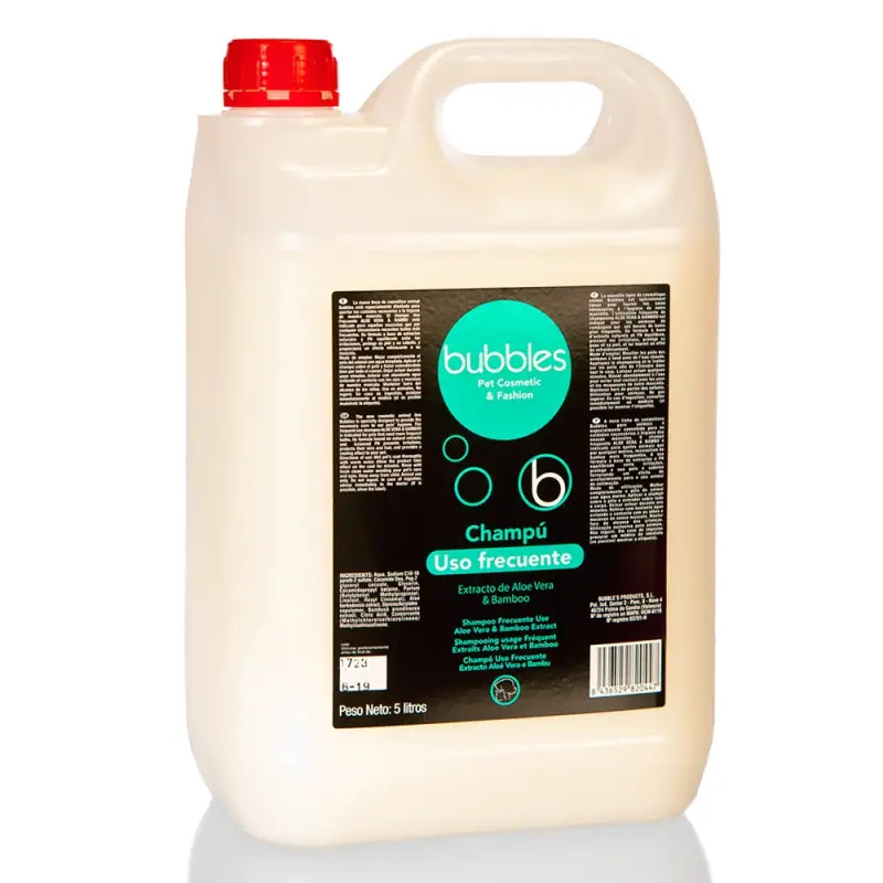 Bubbles - Shampoo Uso Frequente aloe & Bambu 5 Lt Bubbles