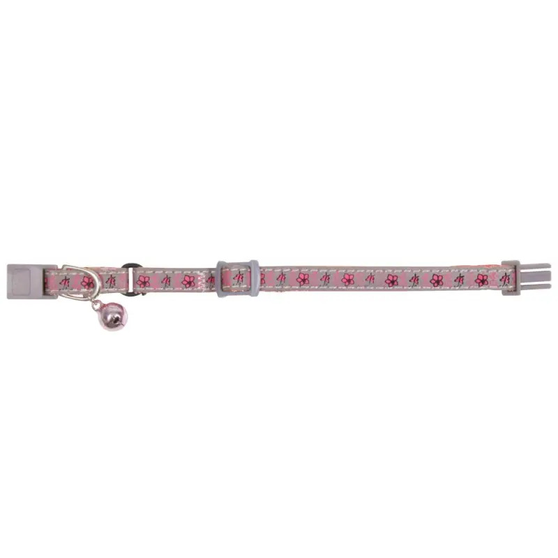 Junior - Coleira Reflectora "flower & Butterfly" P/ G Trixie