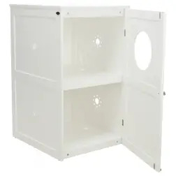 Casa P/ Gatos C/ 2 Andares P/ Wc mdf 53x90x58 Cm b Trixie - 1040380104