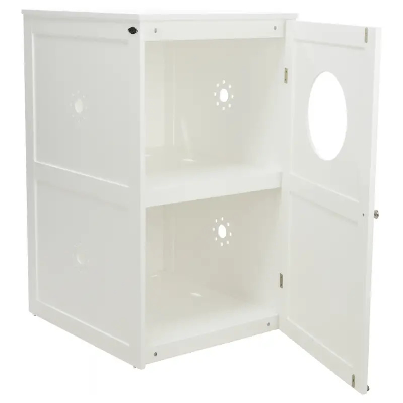 Casa P/ Gatos C/ 2 Andares P/ Wc mdf 53x90x58 Cm b Trixie Casa P/ Gatos C/ 2 Andares P/ Wc mdf 53x90x58 Cm b Trixie