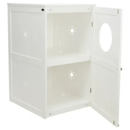 Casa P/ Gatos C/ 2 Andares P/ Wc mdf 53x90x58 Cm b Trixie - 1040380104