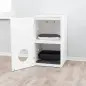 Casa P/ Gatos C/ 2 Andares P/ Wc mdf 53x90x58 Cm b Trixie Casa P/ Gatos C/ 2 Andares P/ Wc mdf 53x90x58 Cm b Trixie