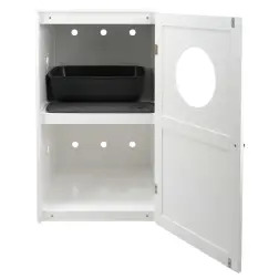 Casa P/ Gatos C/ 2 Andares P/ Wc mdf 53x90x58 Cm b Trixie #7 - 1040380104