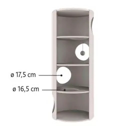 Cat Tower Edoardo 40 Cm castanho/creme Trixie - 1040061340