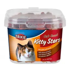 Soft Snacks Kitty Stars C/ Salmao, Cordeiro 140 Gr Trixie - 1540260025