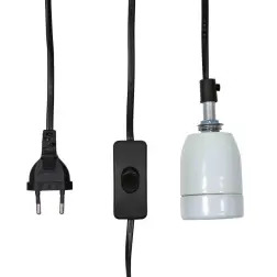 Suporte Ceramico Com Cabo E Interruptor Trixie - 1040100236