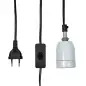 Suporte Ceramico Com Cabo E Interruptor Trixie