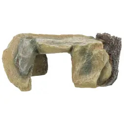 Decor. P/ Aquario - Plataforma Rochosa C/ Tronco 25 C Trixie - 1040350216