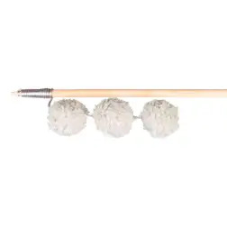 Bastao C/ 3 Bolas De Pelucia - 35 Cm Trixie - 1040060761