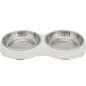 Gamela Dupla Melamina 2x0,2 Lt / Ø13 Cm / 27x3x14cm  Trixie