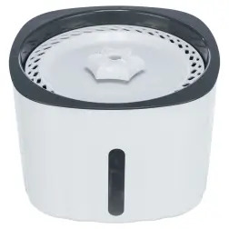 Bebedouro/fonte "flower" 2 Lt branco/cinza Trixie - 1040090381