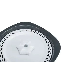 Bebedouro/fonte "flower" 2 Lt branco/cinza Trixie - 1040090381